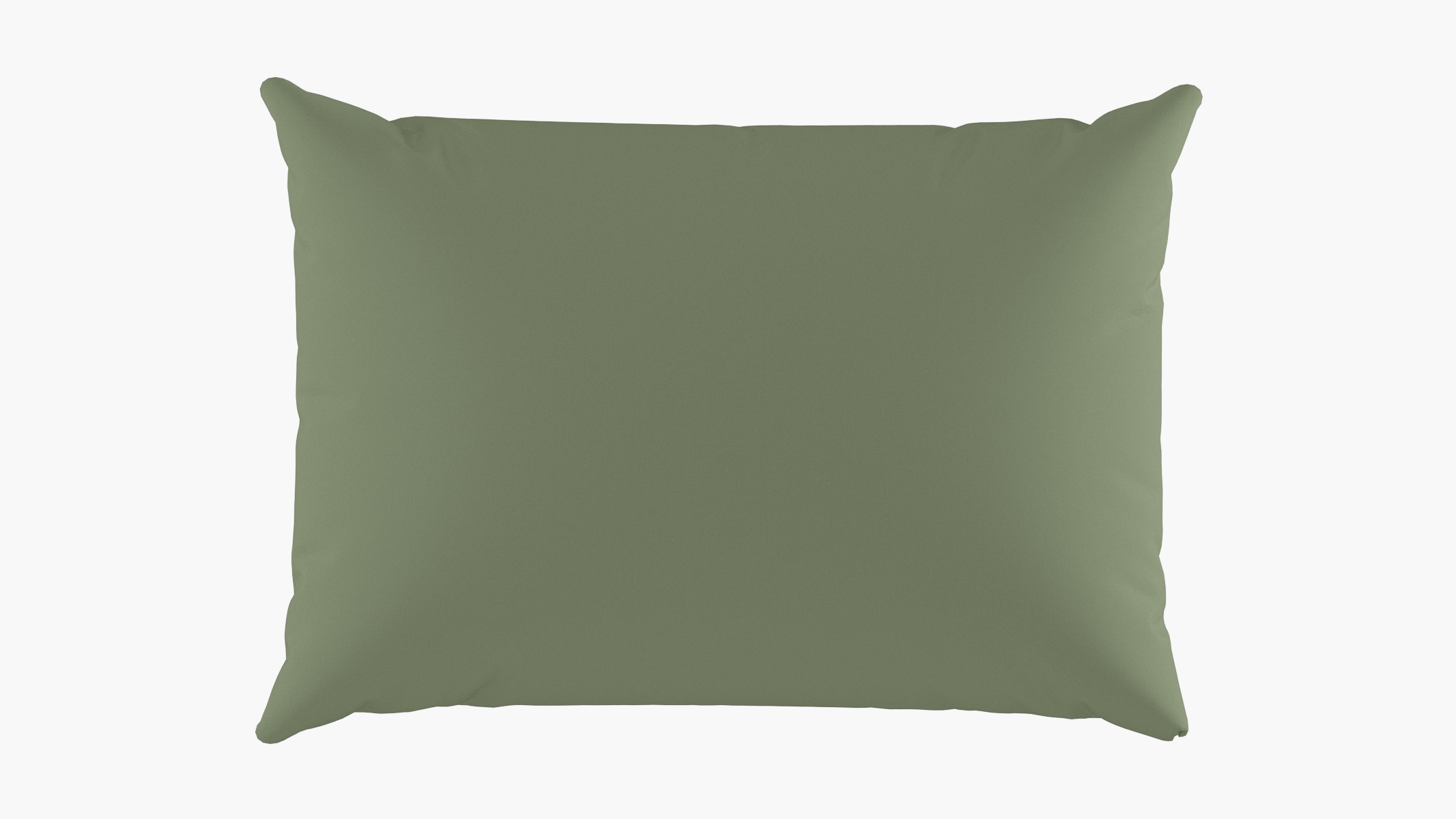 Outdoor 14" x 20" Lumbar Pillow, Olive, 14" x 20" - Image 0