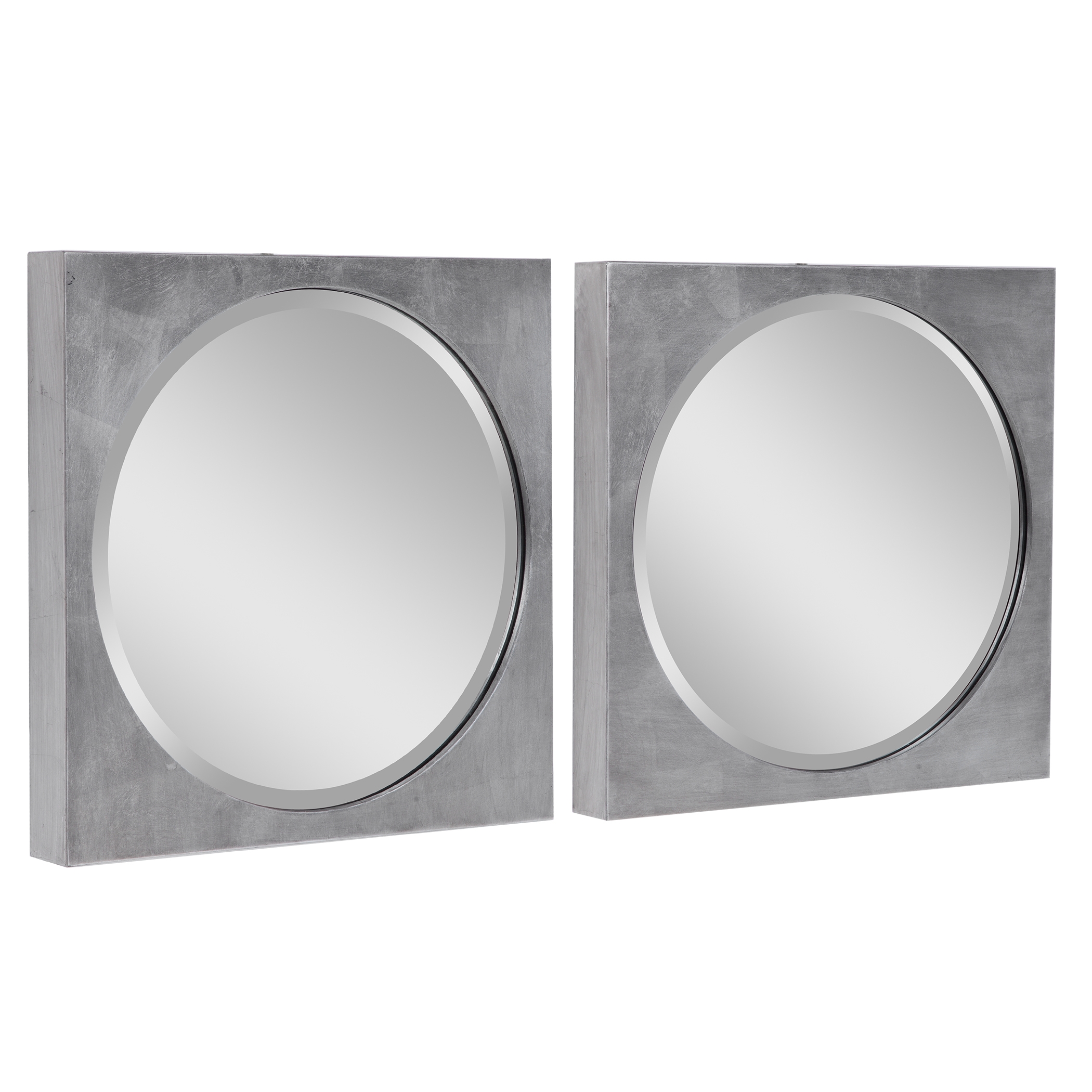 Aletris Modern Square Mirrors, S/2 - Image 2