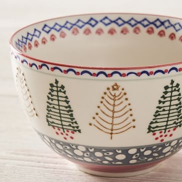 Scandi Forest Dinnerware, Bowl, Red, Each - Image 2