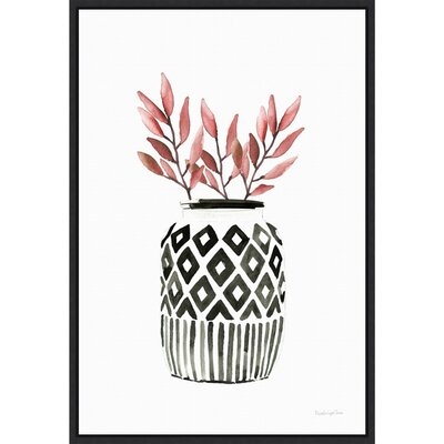 Geometric Vases II By Mercedes Lopez Charro Framed Canvas Art - Image 0