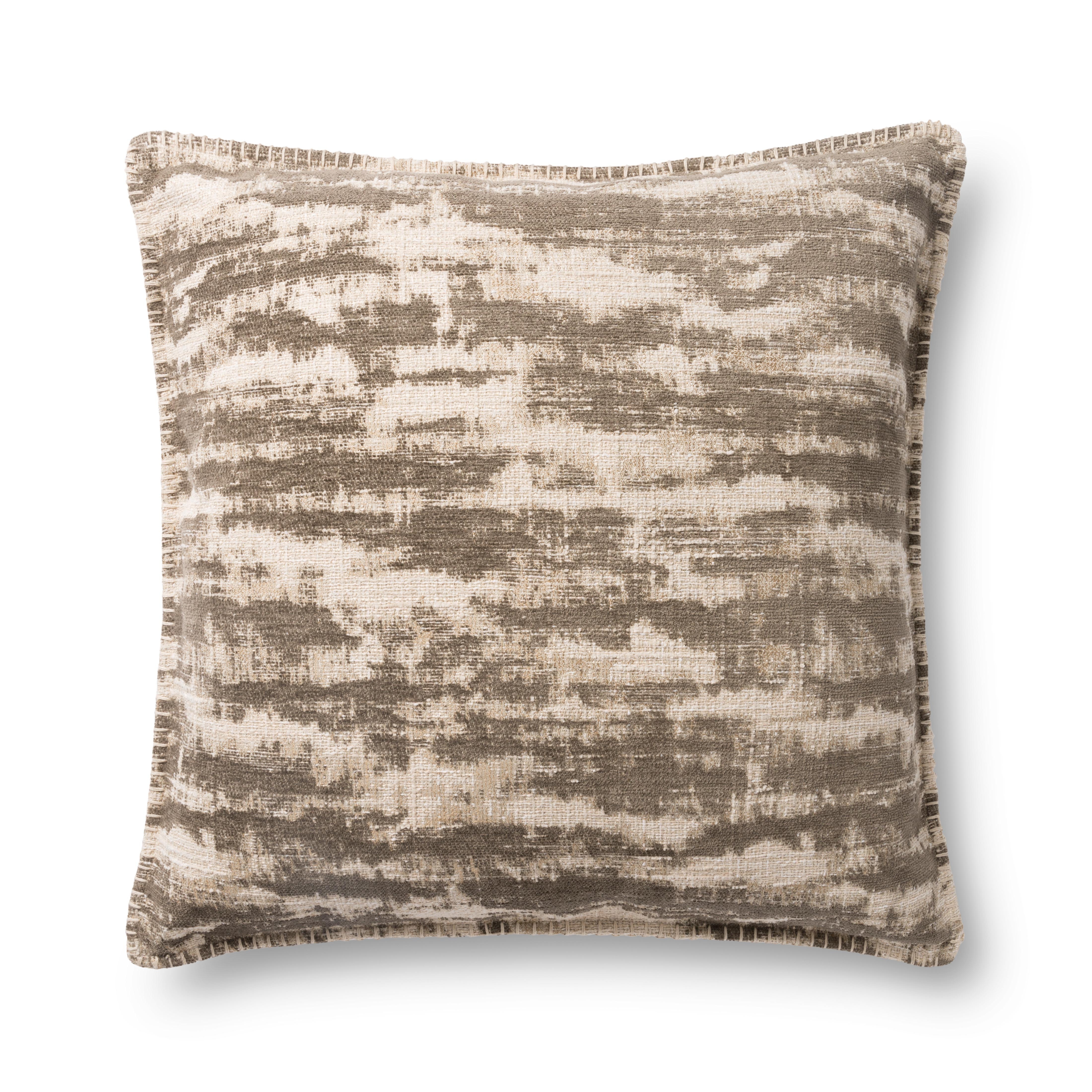 Loloi Pillows P0891 Beige 22" x 22" Cover Only - Image 0