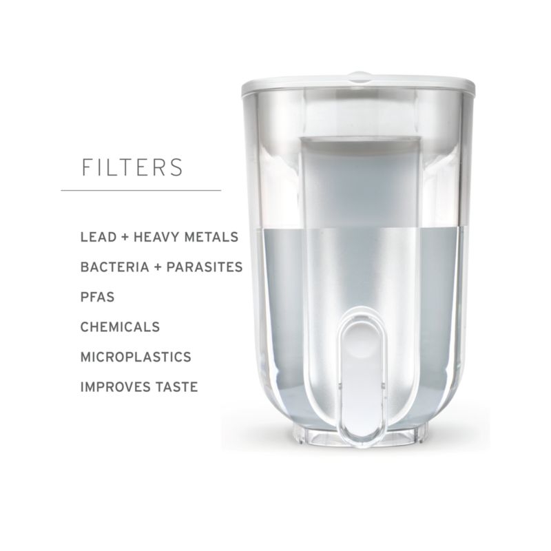 LifeStraw Home 18-Cup White Plastic Water Filter Dispenser - Image 3