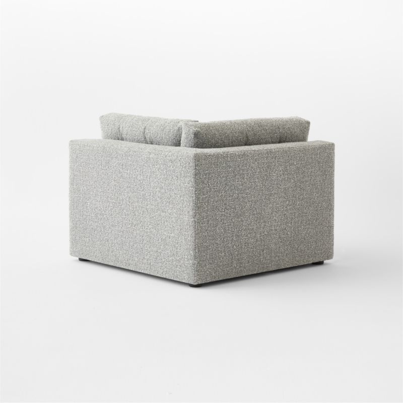Sohla Grey Boucle Corner Chair - Image 4