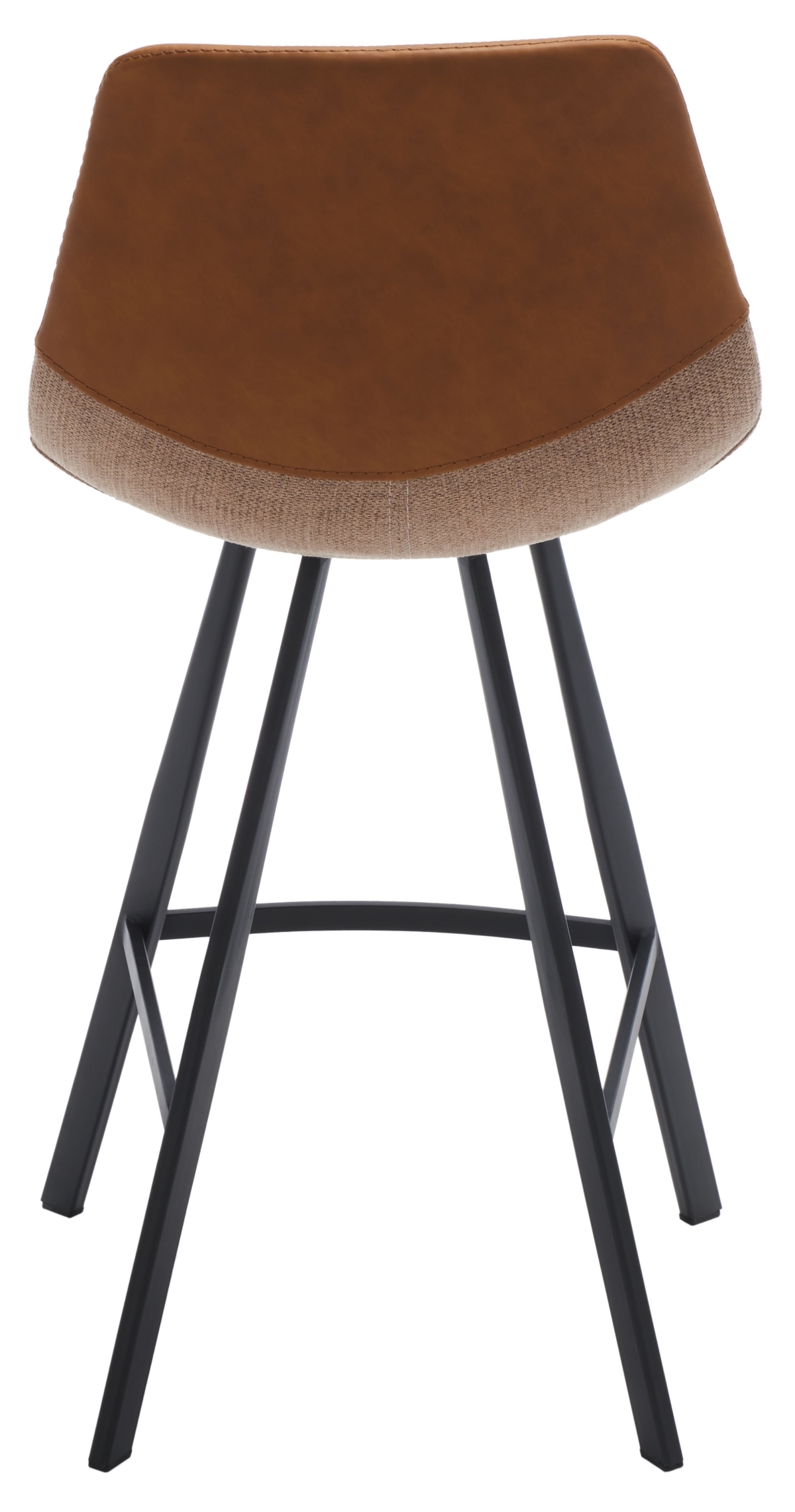 Granger Counter Stool - Cognac / Black - Safavieh - Image 7