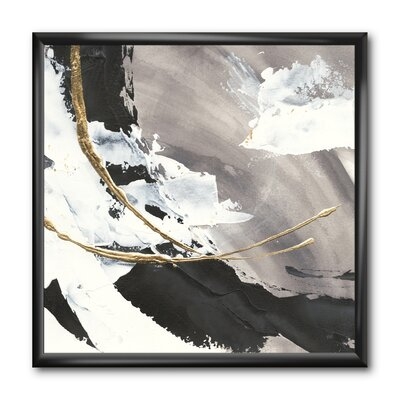 'Glam Painted Arcs II' - Picture Frame Print on Canvas - Image 0