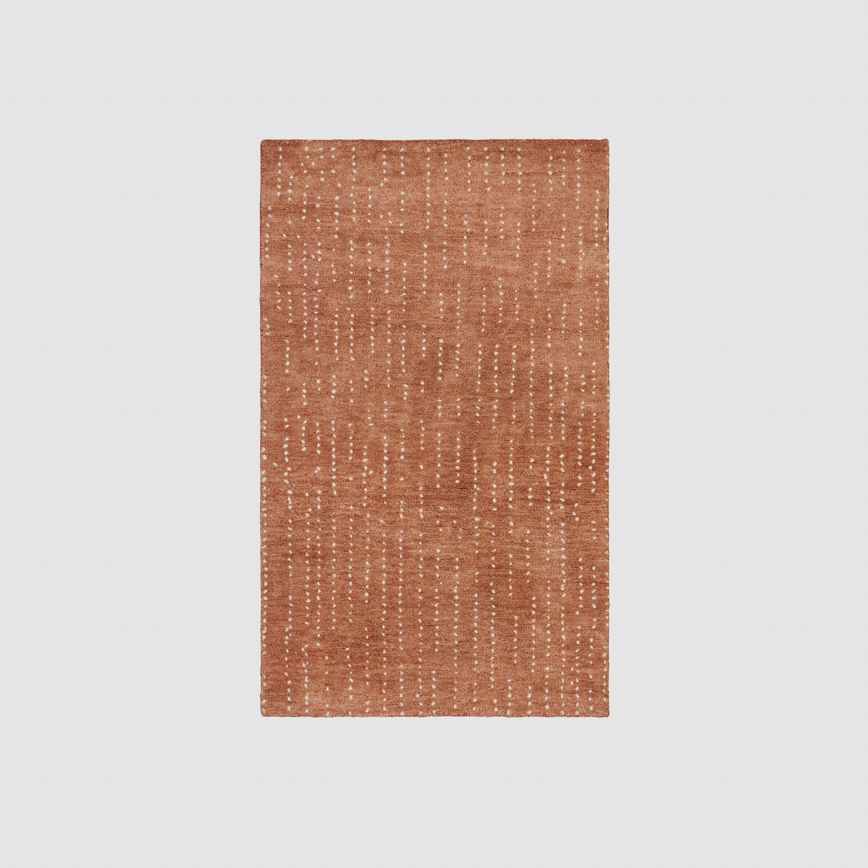The Citizenry Atashi Hand-Knotted Accent Rug | 3' x 5' | Rust - Image 2