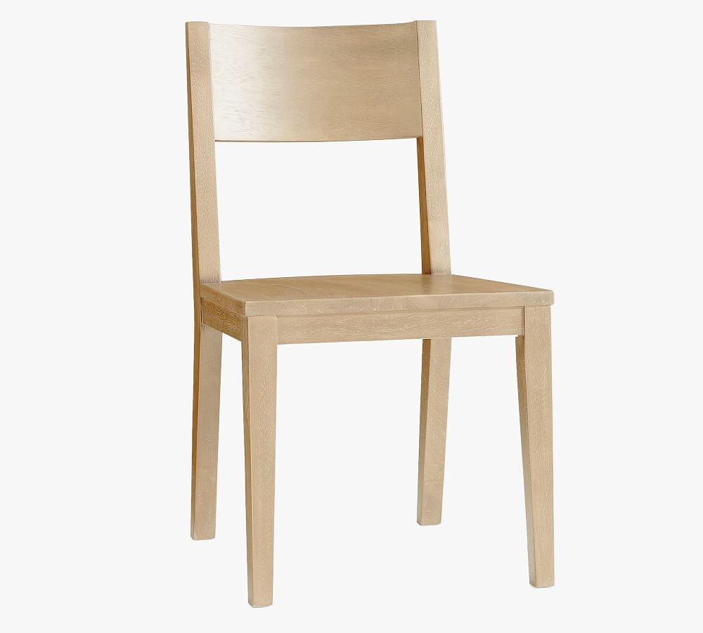 Menlo Wood Dining Chair, Bone White - Image 0