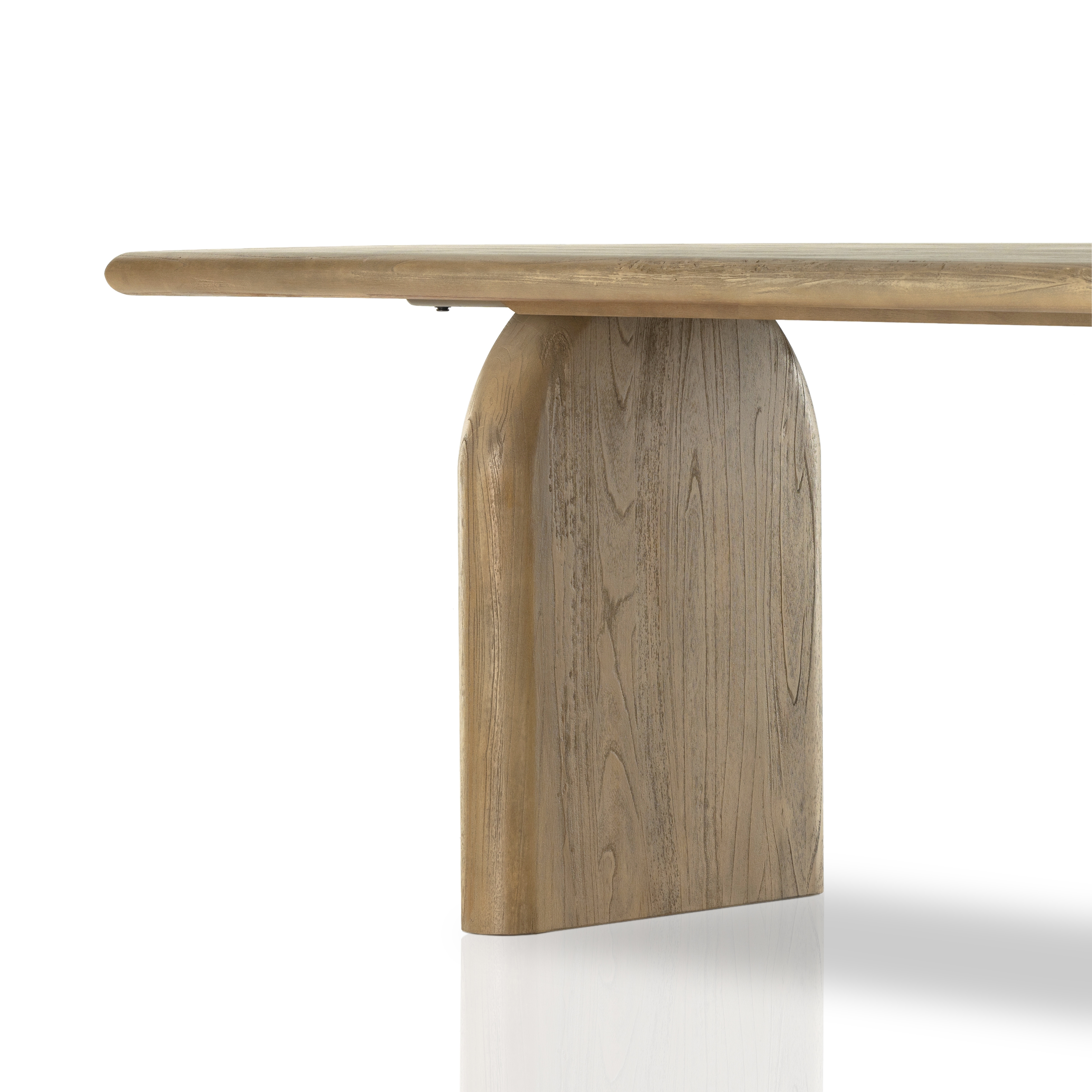 Sorrento 94" Dining Table-Aged Drift - Image 9