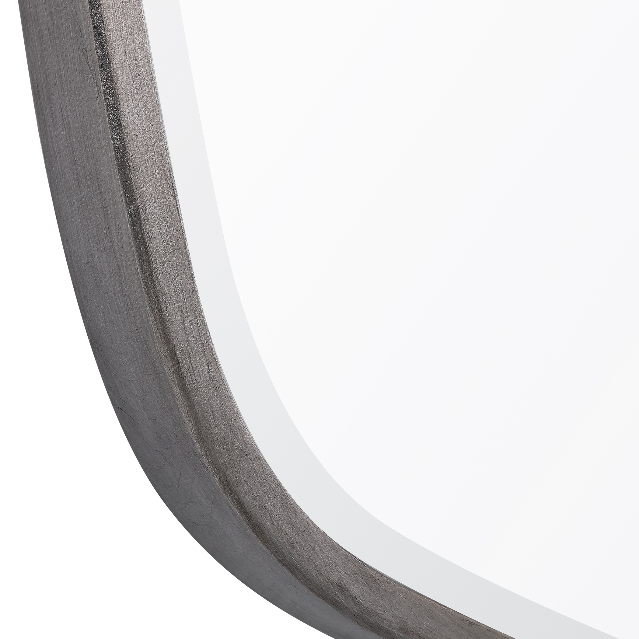 Duronia Brushed Silver Mirror - Image 4