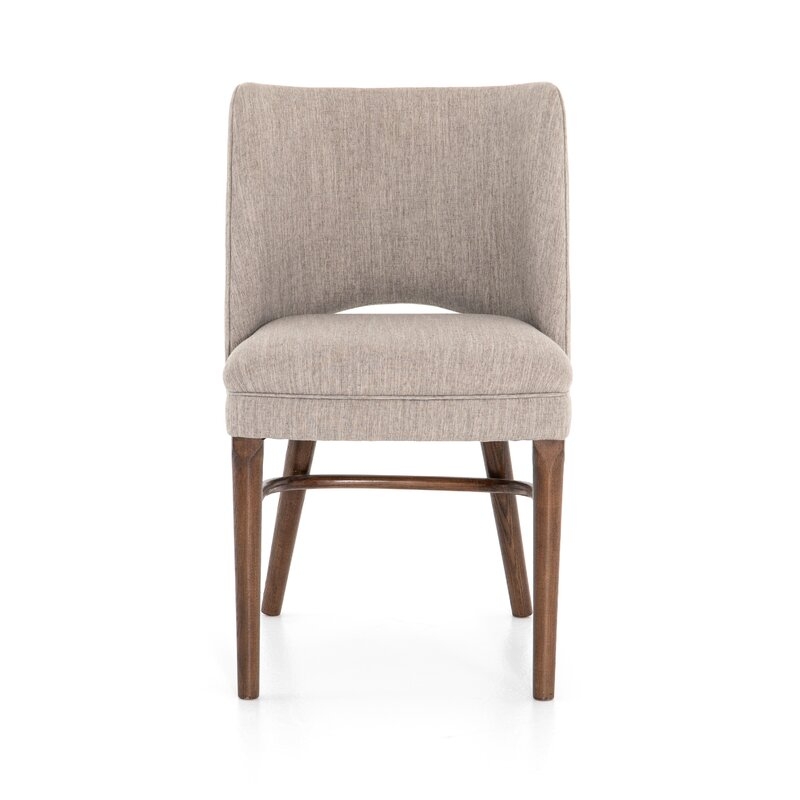 Four Hands Ashford Upholstered Solid Wood Side Chair in Savile Flannel - Image 0