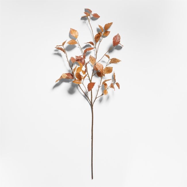 Faux Small Golden Leaf Branch - Image 0