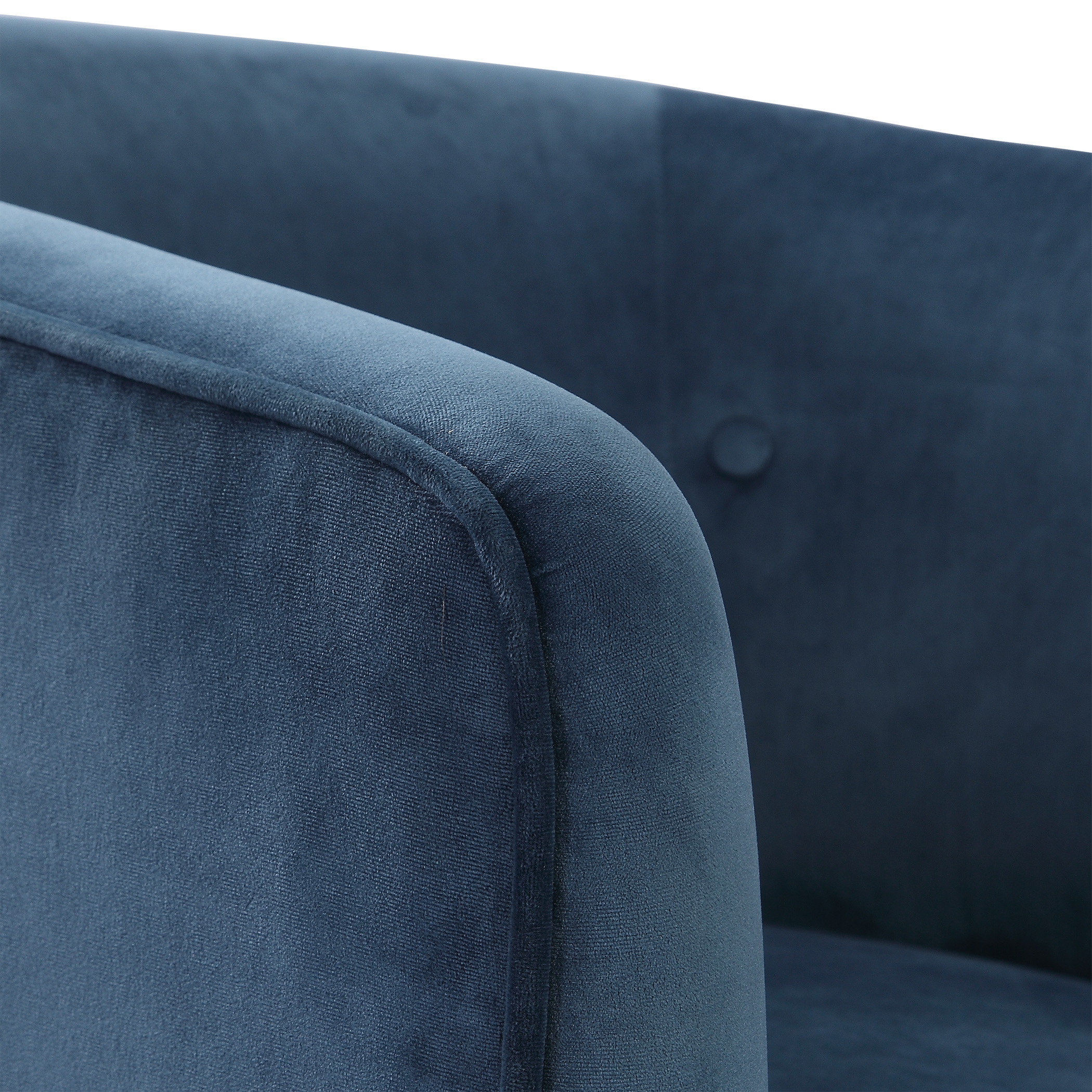 Mallorie Blue Swivel Chair - Image 3