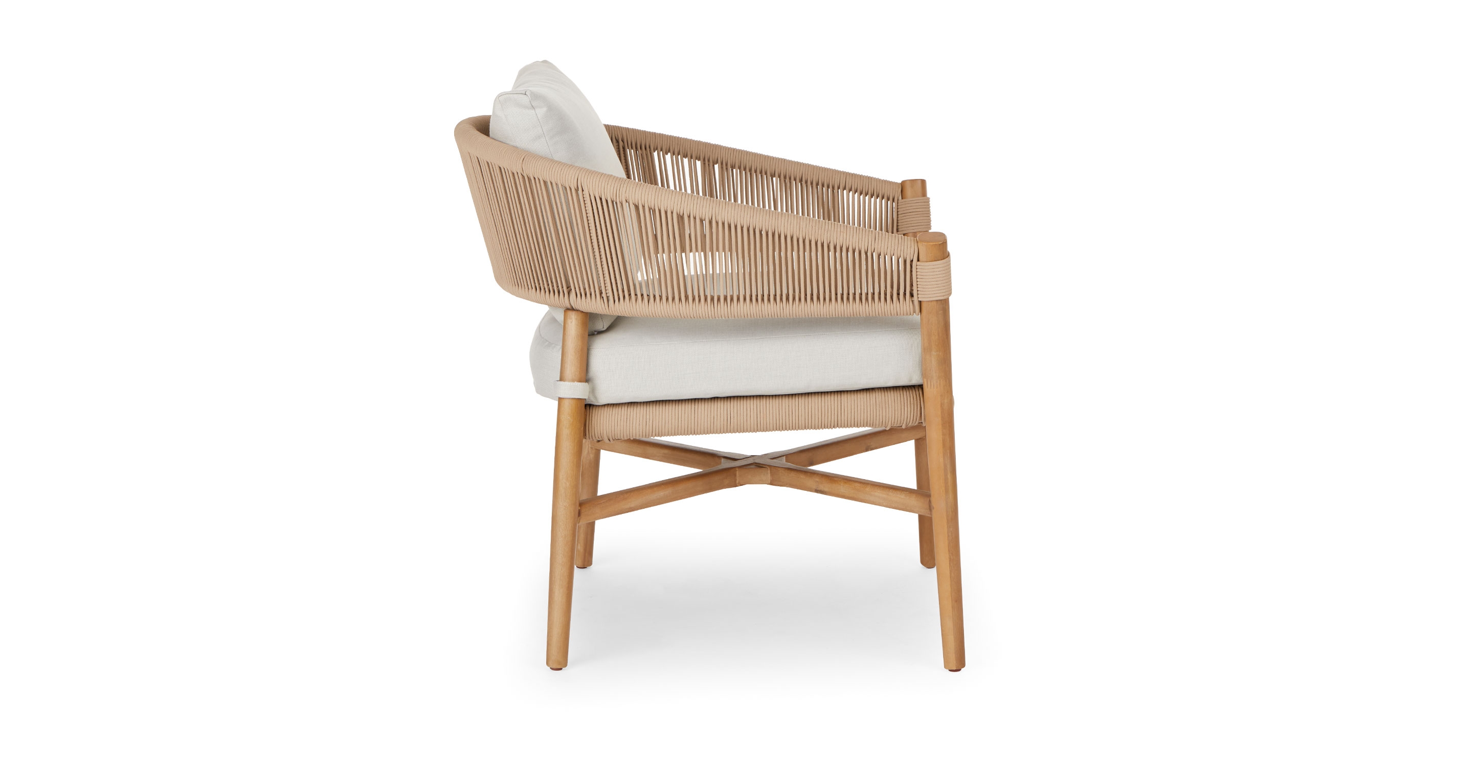 Makali Lounge Chair, Lily White - Image 3