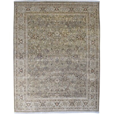 One-of-a-Kind Hand-Knotted 8' x 10' Wool Area Rug in Gray/Brown - Image 0