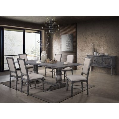 Behr 7 Piece Trestle Dining Table Set - Image 0