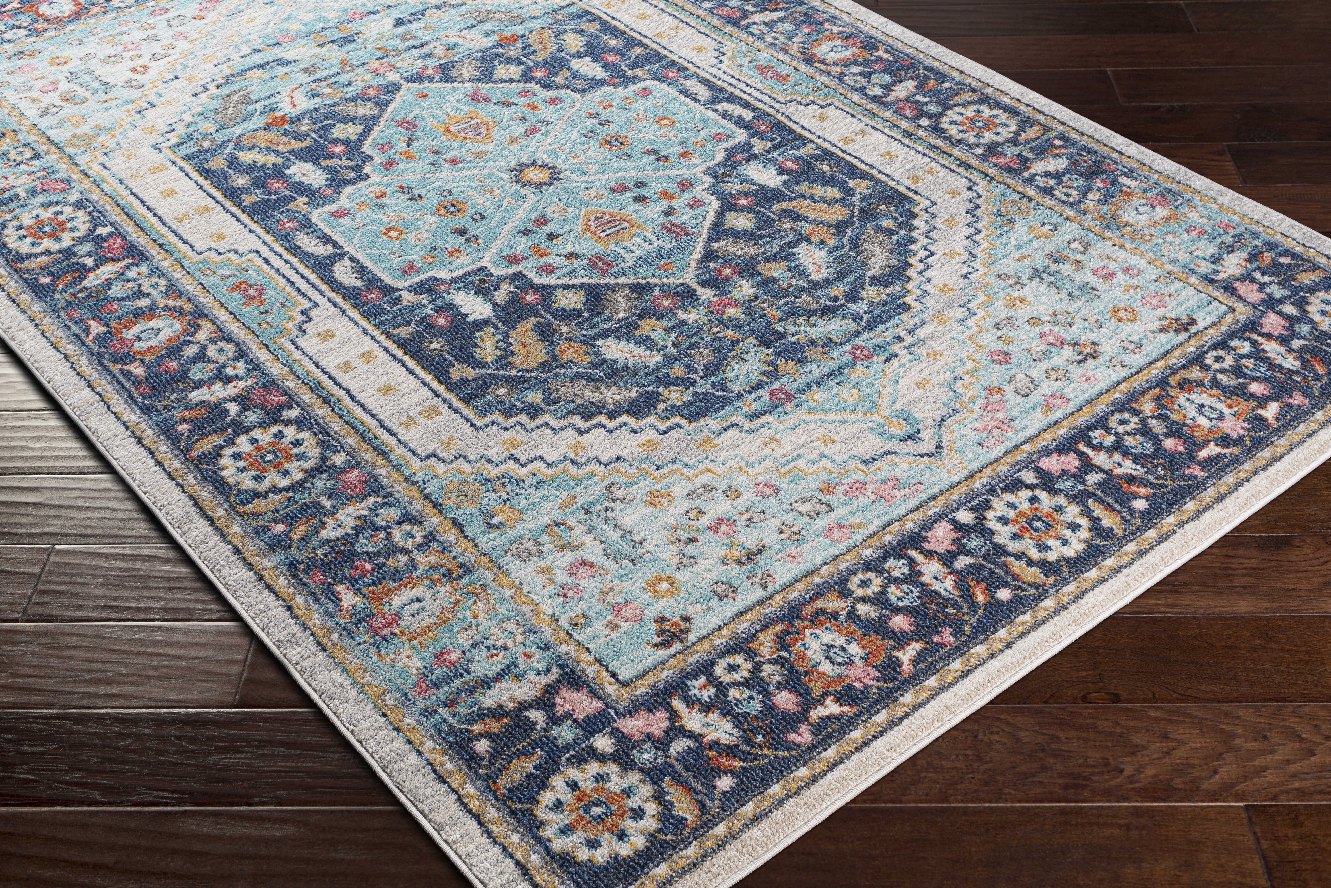 Serapi White Indoor 8'10" x 12'6" Machine Woven Rug - Image 6