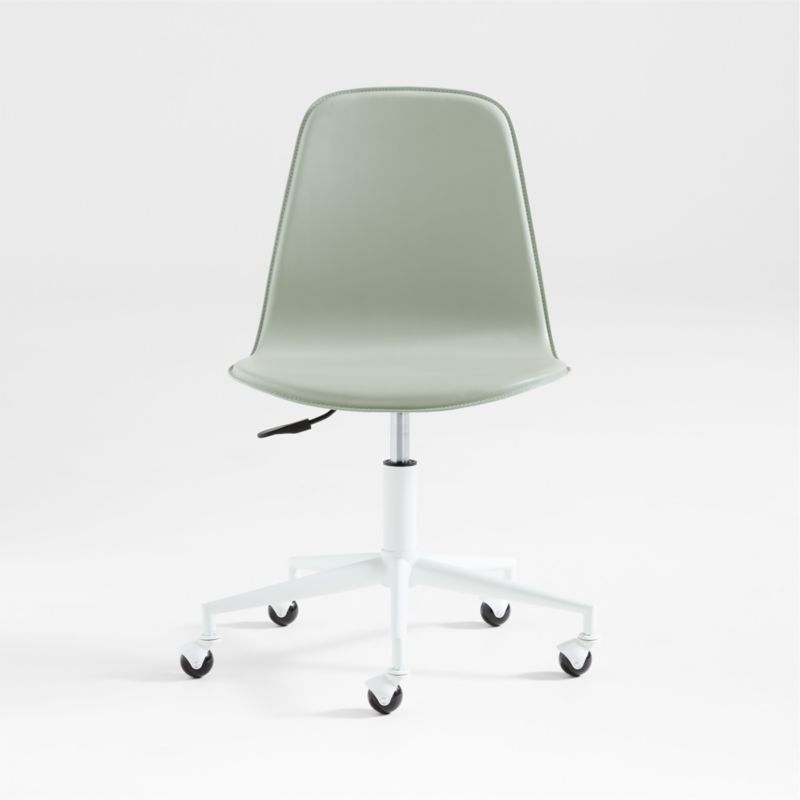 Class Act Sage & White Adjustable Kids Desk Chair - Image 3