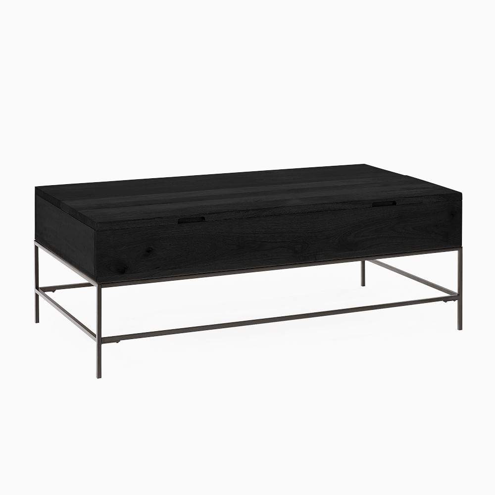 Industrial Storage Collection Black Industrial Storage Large Coffee Table Inch - Image 0