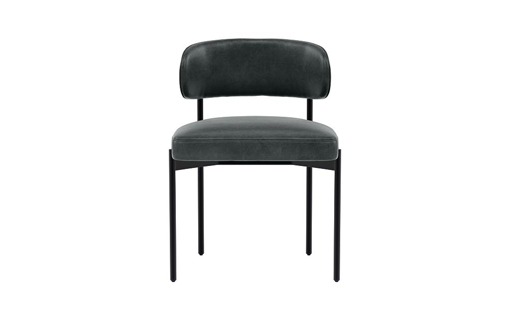 Hollis Leather Metal Framed Chair - Image 0