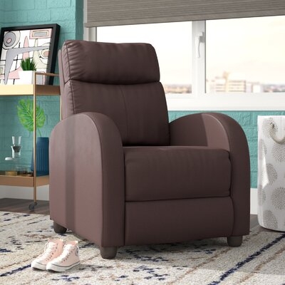Faux Leather Recliner - Image 0