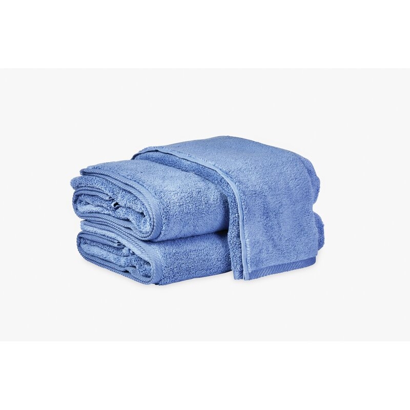 Matouk Milagro 100% Cotton Fingertip Towel Color: Periwinkle - Image 0