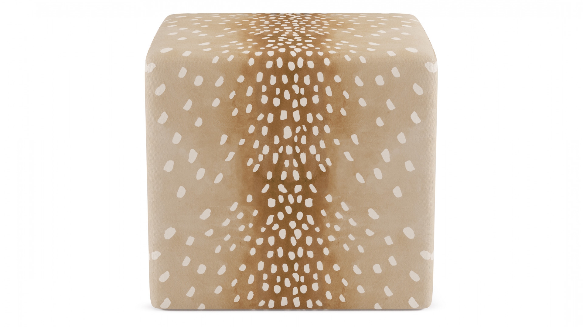 Cube Ottoman, Fawn - Image 0