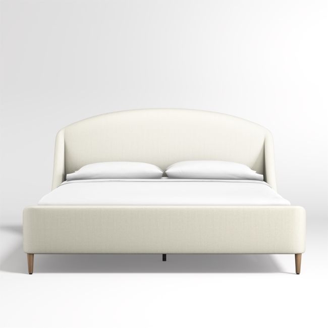 Lafayette Ivory Upholstered King Bed - Image 0