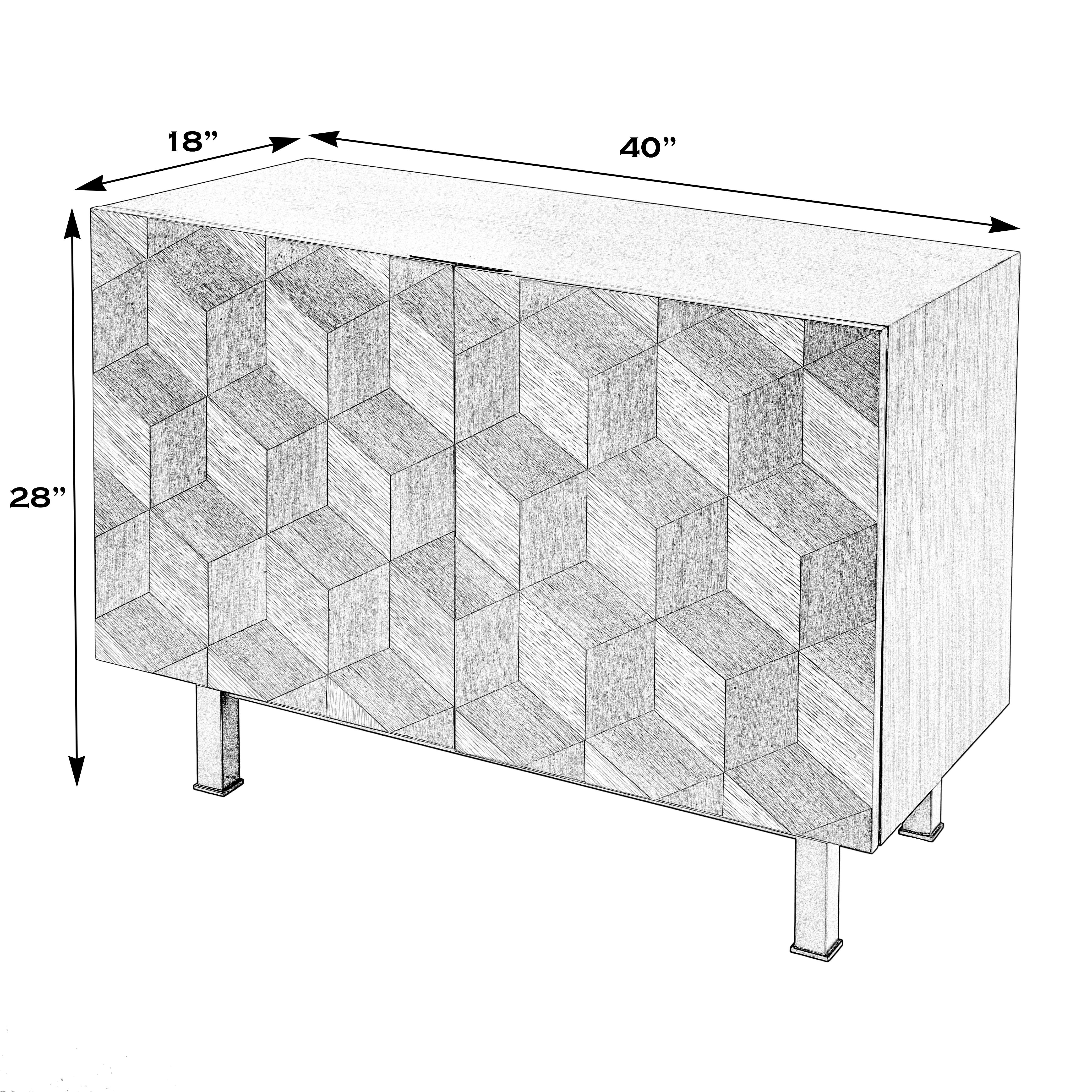 Stefan Heritage 2 Door Cabinet - Image 2
