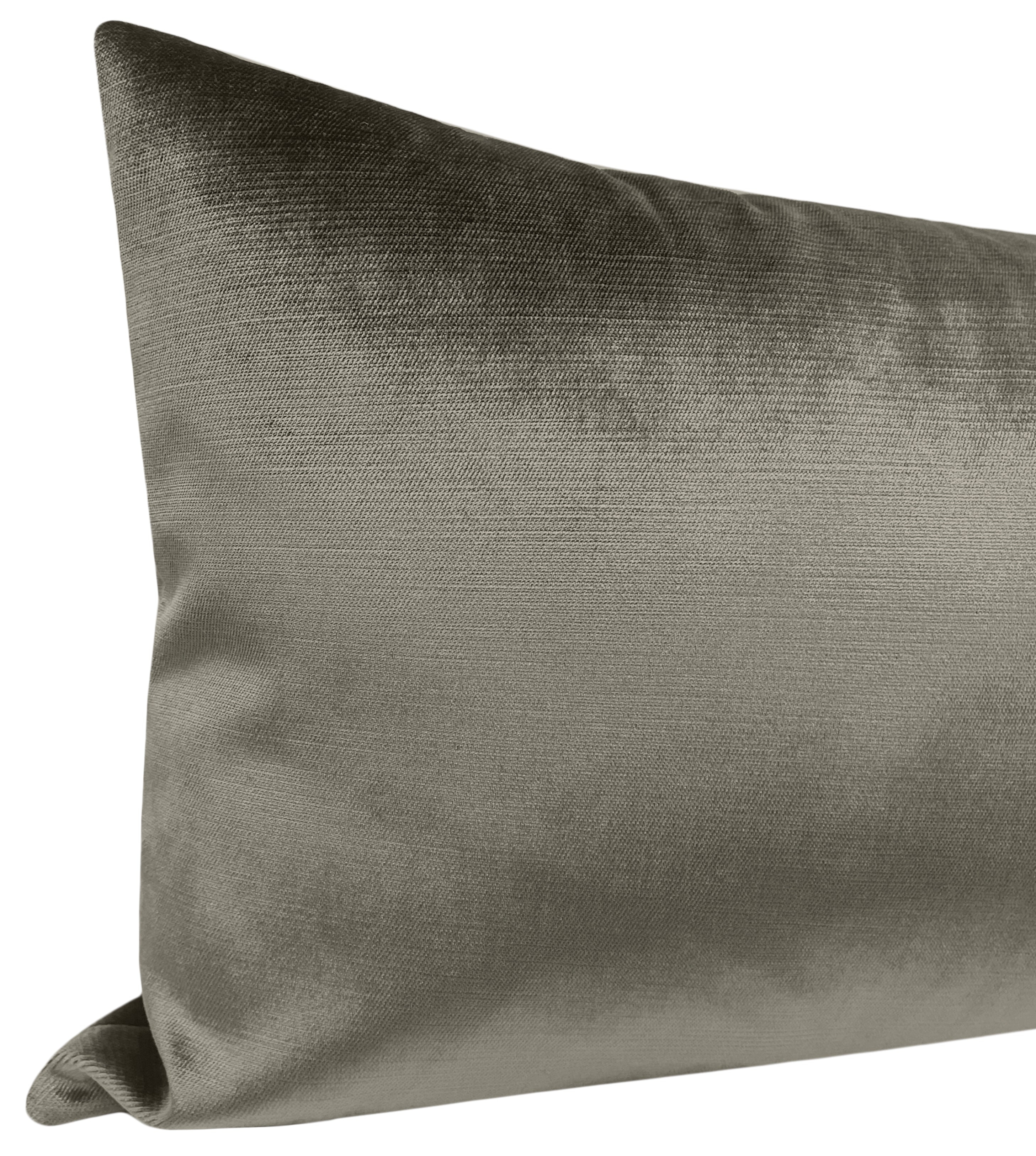 THE XL LUMBAR :: FAUX SILK VELVET // QUARTZ - BY THE YARD - Image 3