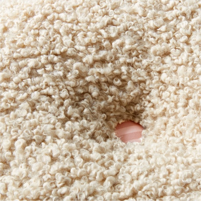 Tucker Sherpa Round Kids Throw Pillow by Jeremiah Brent - Image 5