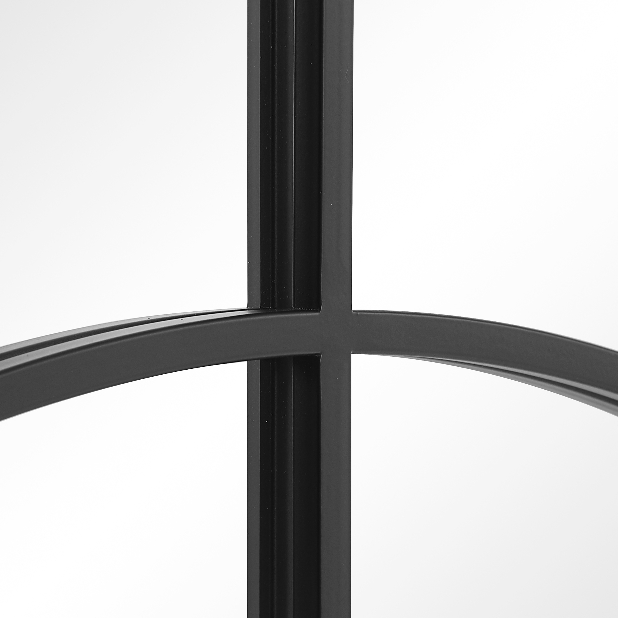 Rousseau Iron Window Arch Mirror - Image 4