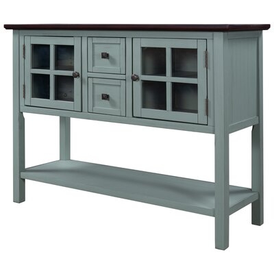 45'' Console Table With 2 Drawers, 2 Cabinets And 1 Shelf - Image 0