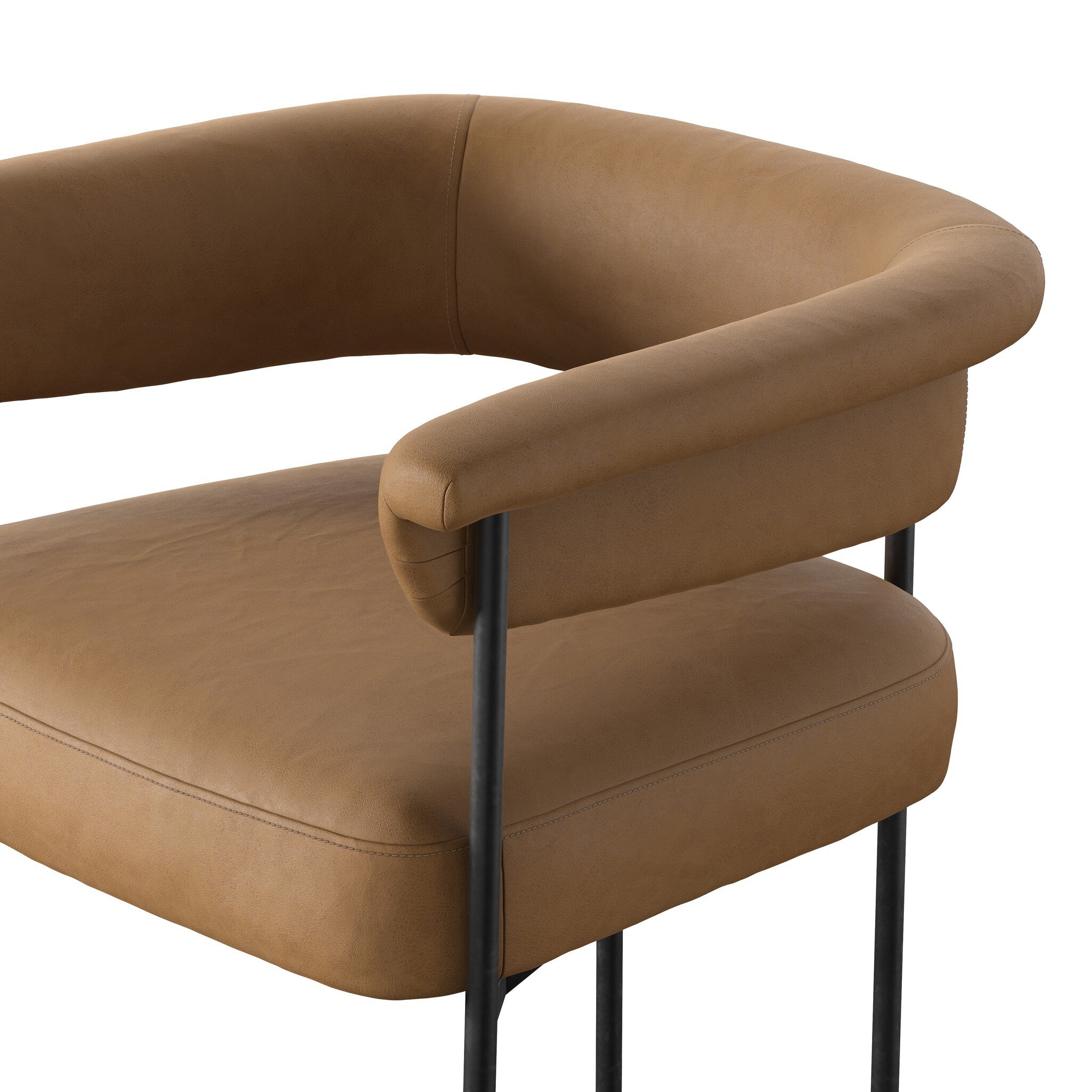 Carrie Dining Chair - Maestro Camel - Image 3