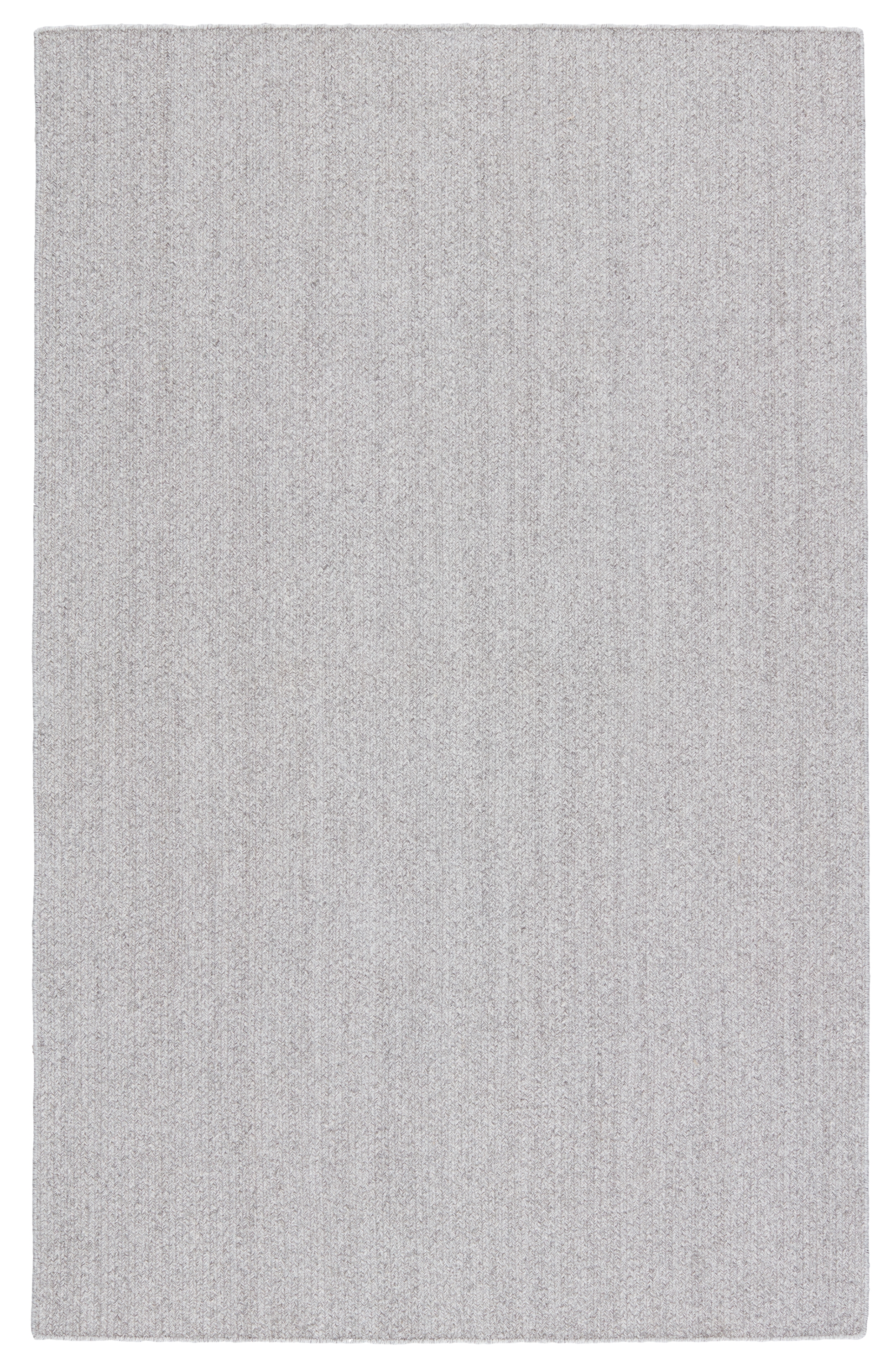 Maracay Indoor/ Outdoor Solid Light Gray/ White Area Rug (4'X6') - Image 0