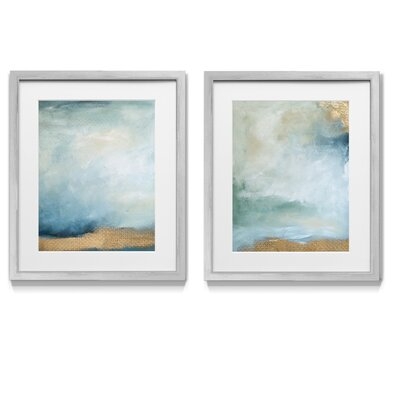 Imprint I - 2 Piece Picture Frame Graphic Art Print Set on Paper - Image 0