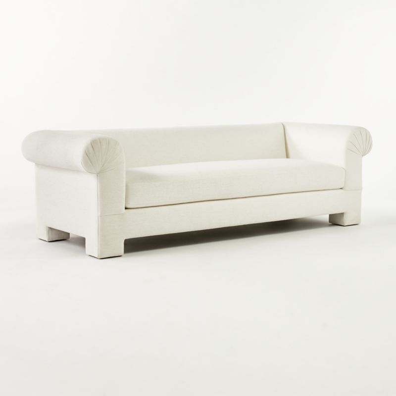 Straight Rolled-Arm Sofa - Image 3