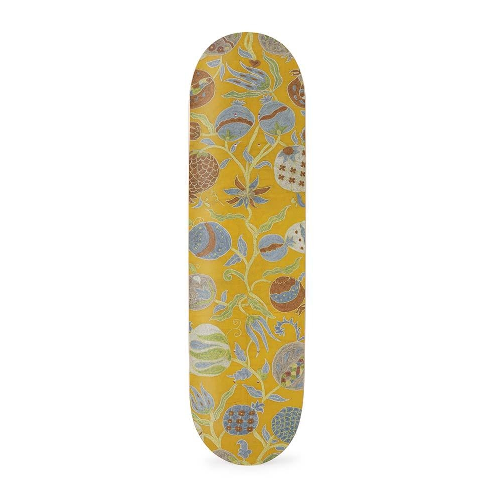 Golden Pomegranate Suzani Skateboard - Image 0