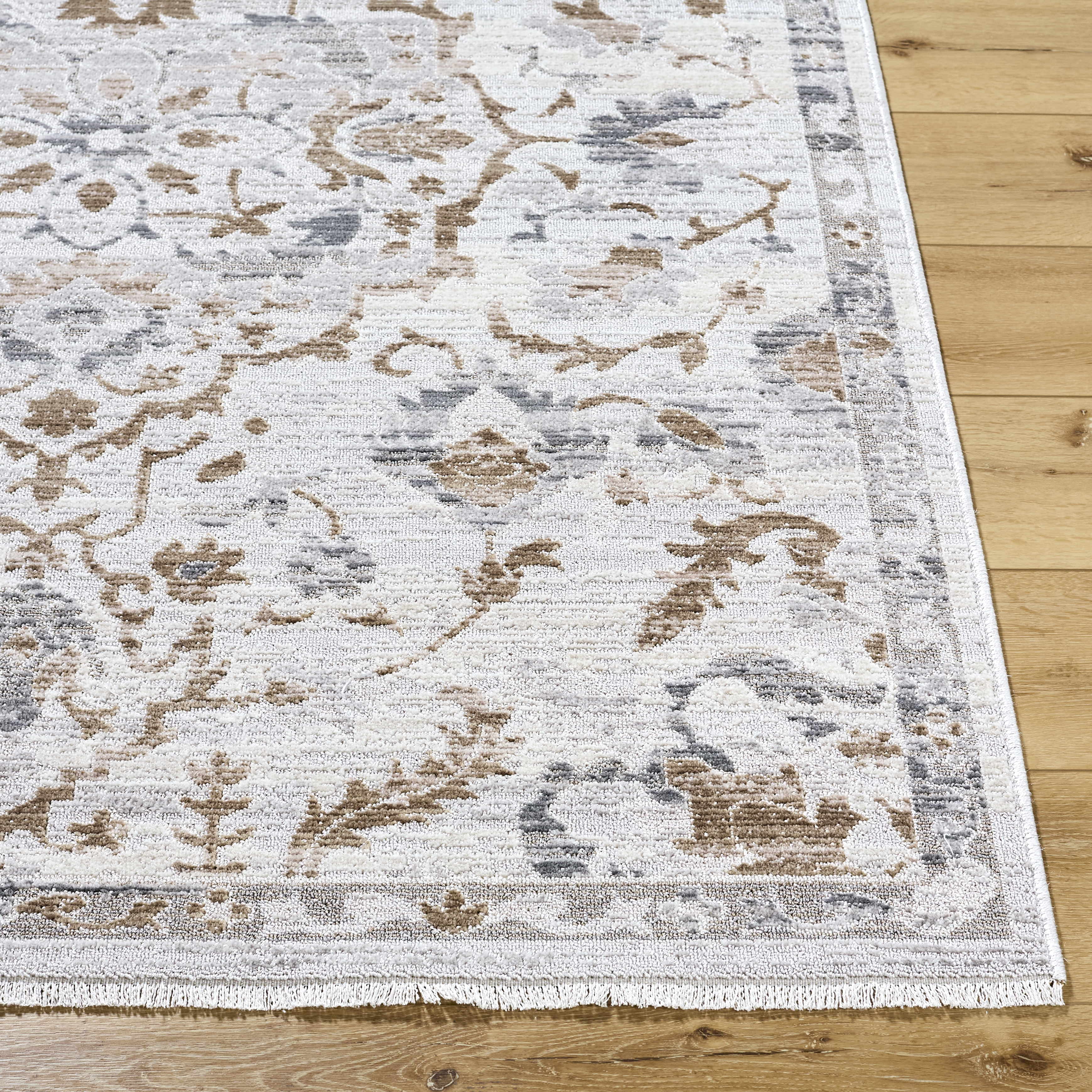 Azhar  Indoor 5'3" x 7' Machine Woven Rug - Image 1