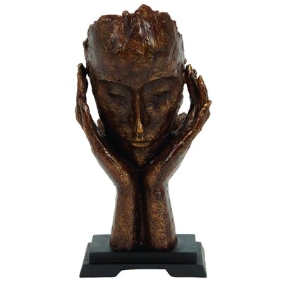 Deep in Thought Tabletop Sculpture Bust - Image 0