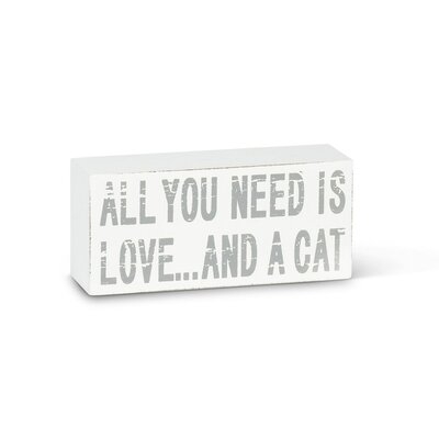 All You Need Is Love... And A Cat Block Sign - Image 0