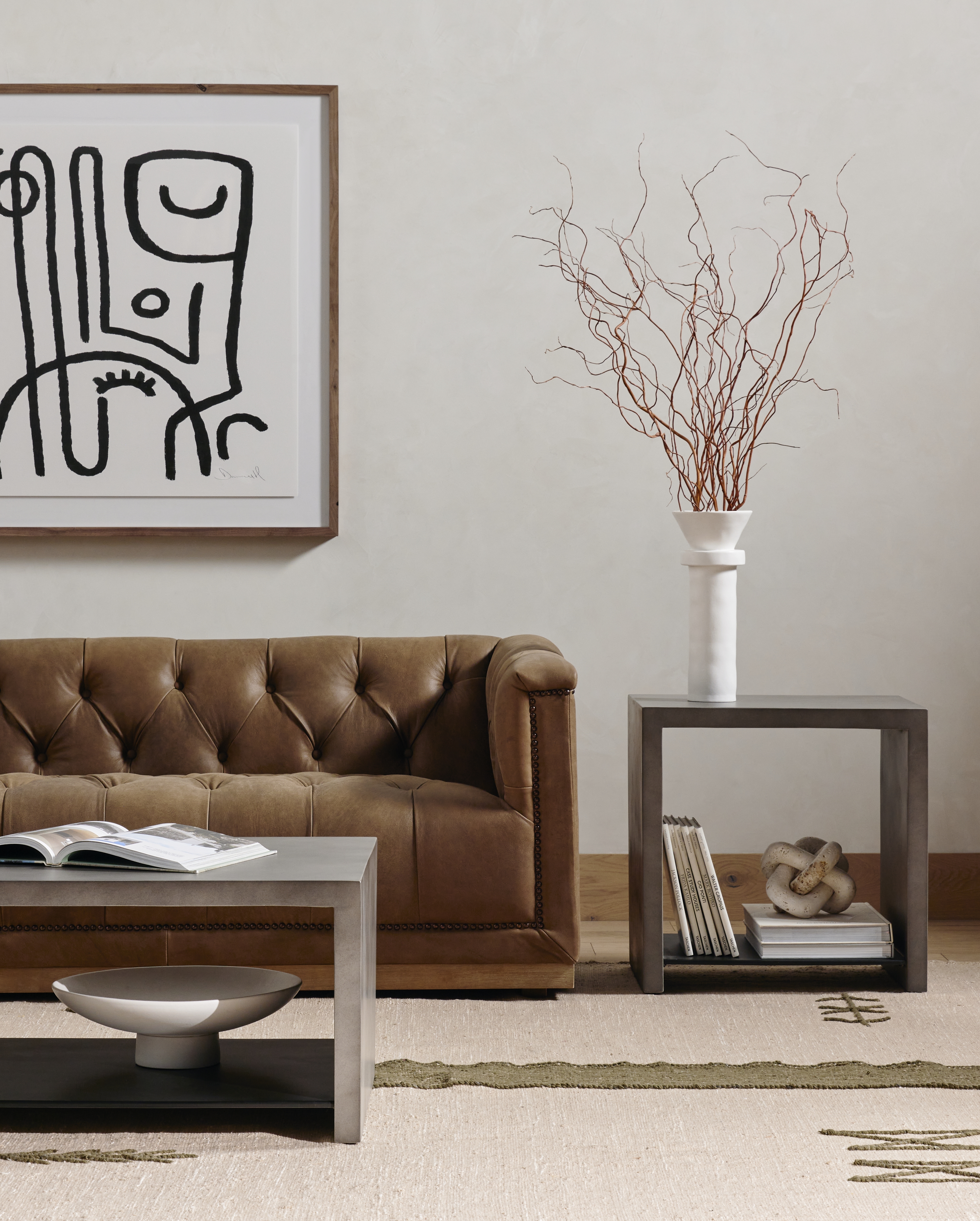 Hugo End Table - Dark Grey - Image 6