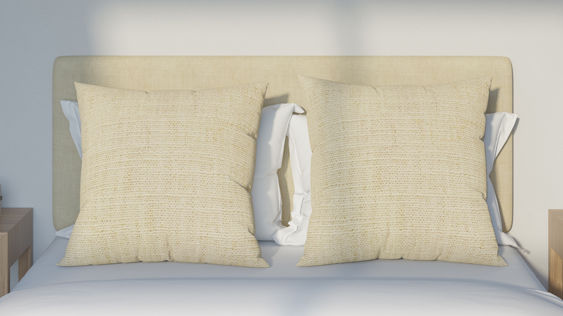 Throw Pillow 26", Talc Everyday Linen, 26" x 26" - Image 2