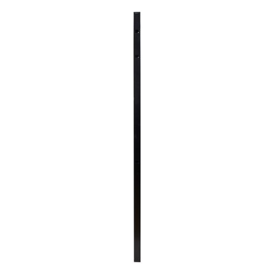Athens 6 ft. H x 2 in. W Three-Rail Metal End Post - Image 0