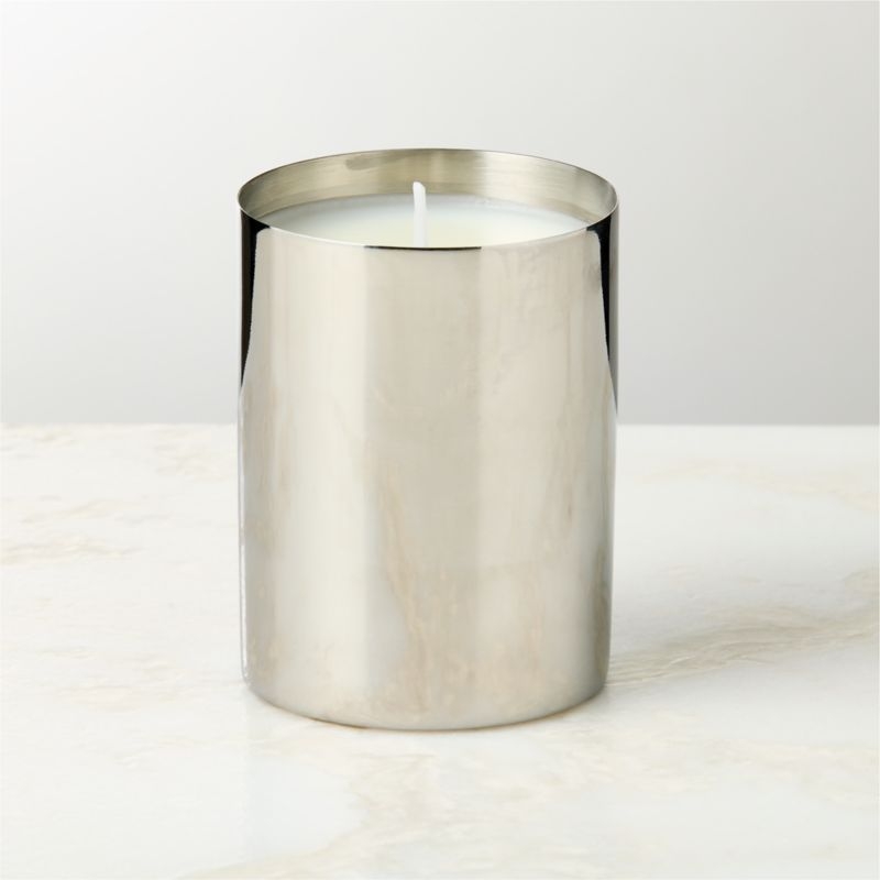 Vanilla + Cedarwood Holiday Scented Candle 8oz - Image 1
