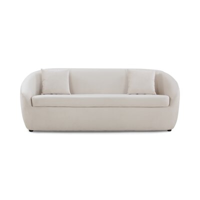 Stargazer 81" Round Arm Curved Sofa - Image 0