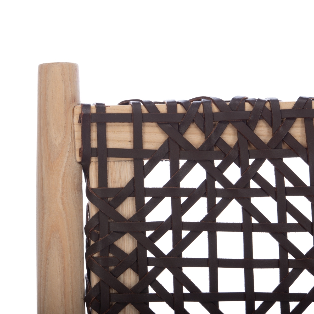 Bandelier Accent Chair - Natural / Brown - Safavieh - Image 2