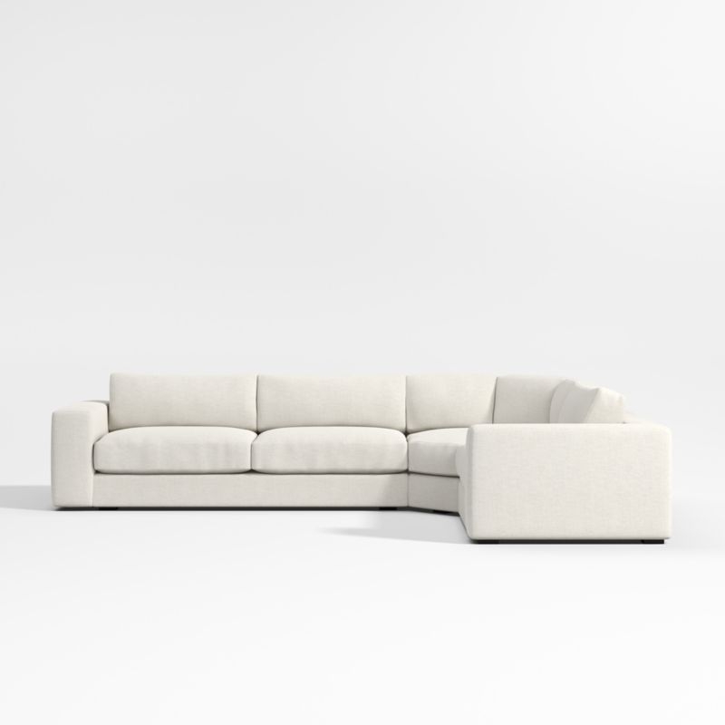 Oceanside Low 3-Piece Sectional Sofa with Wedge - Image 1