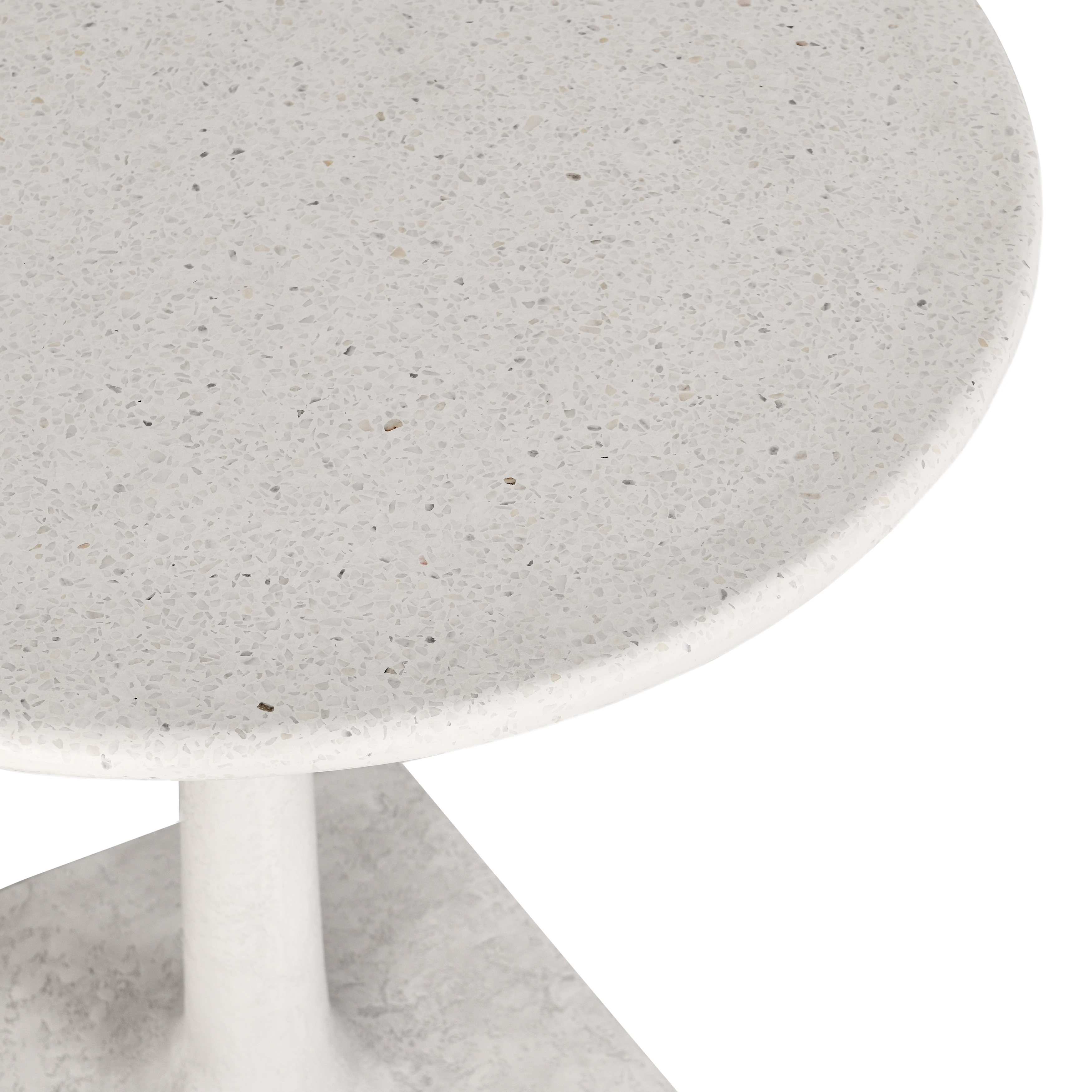 Paulina 31" Outdoor Bistro Table White - Image 2