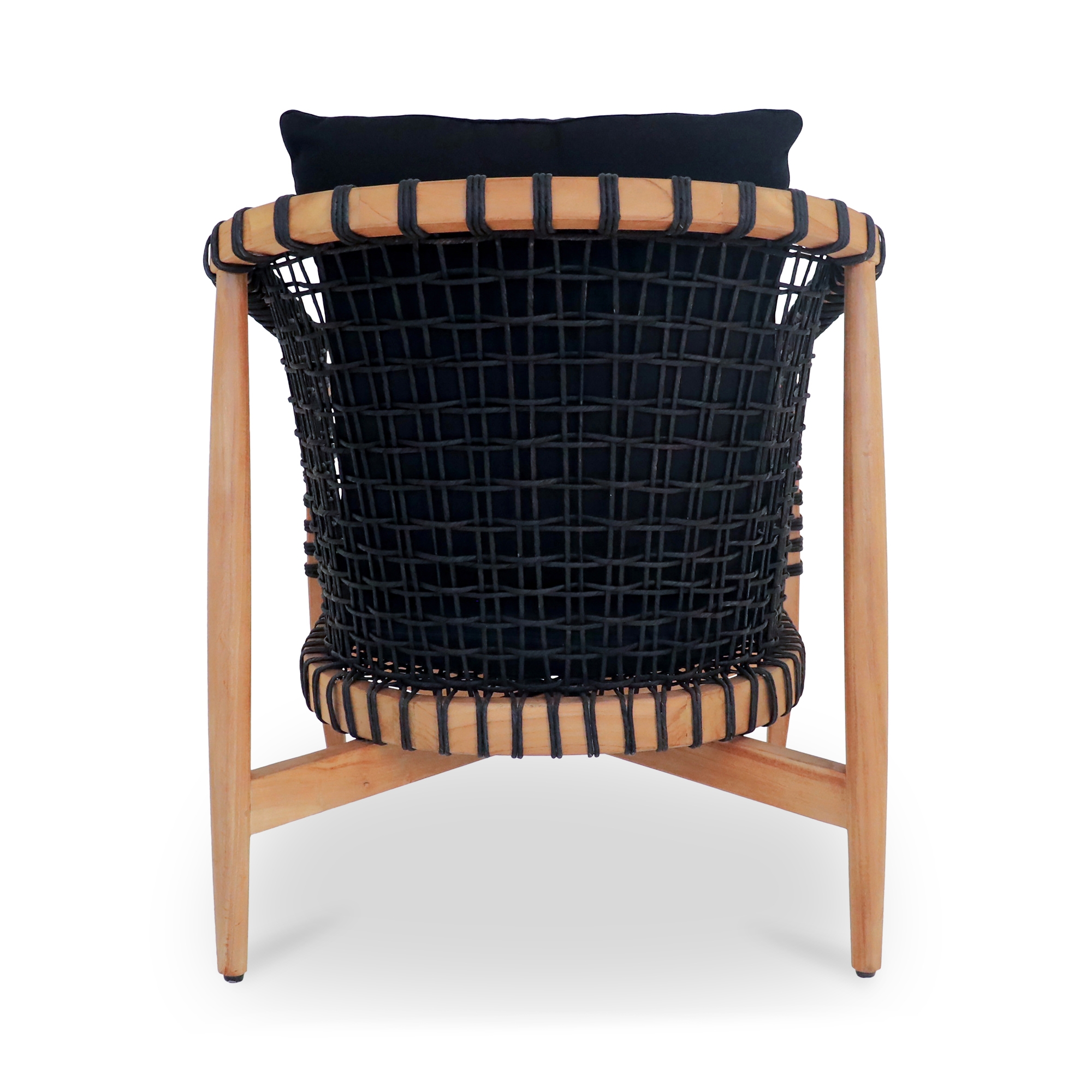 Kuna Outdoor Lounge Chair Black - Image 3