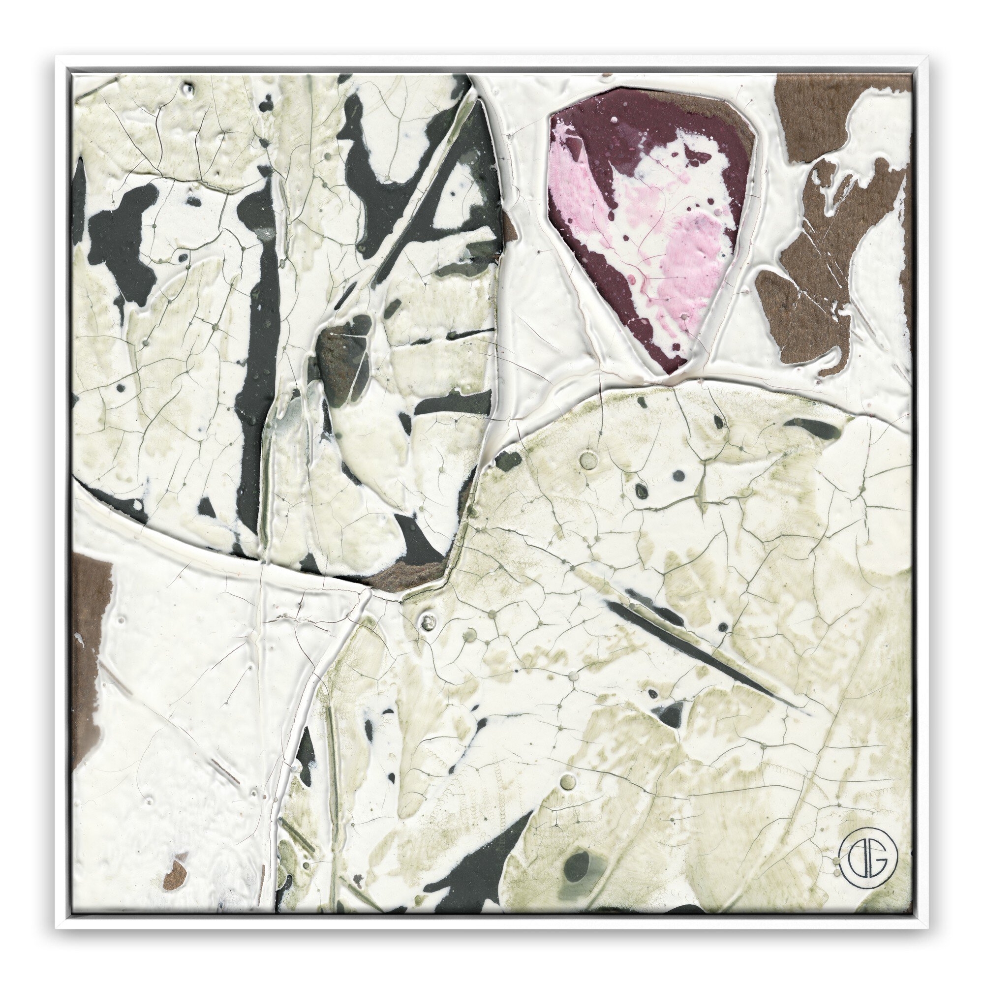 Nopales 41 by Douglas Galloway - White Maple Floater - Image 0